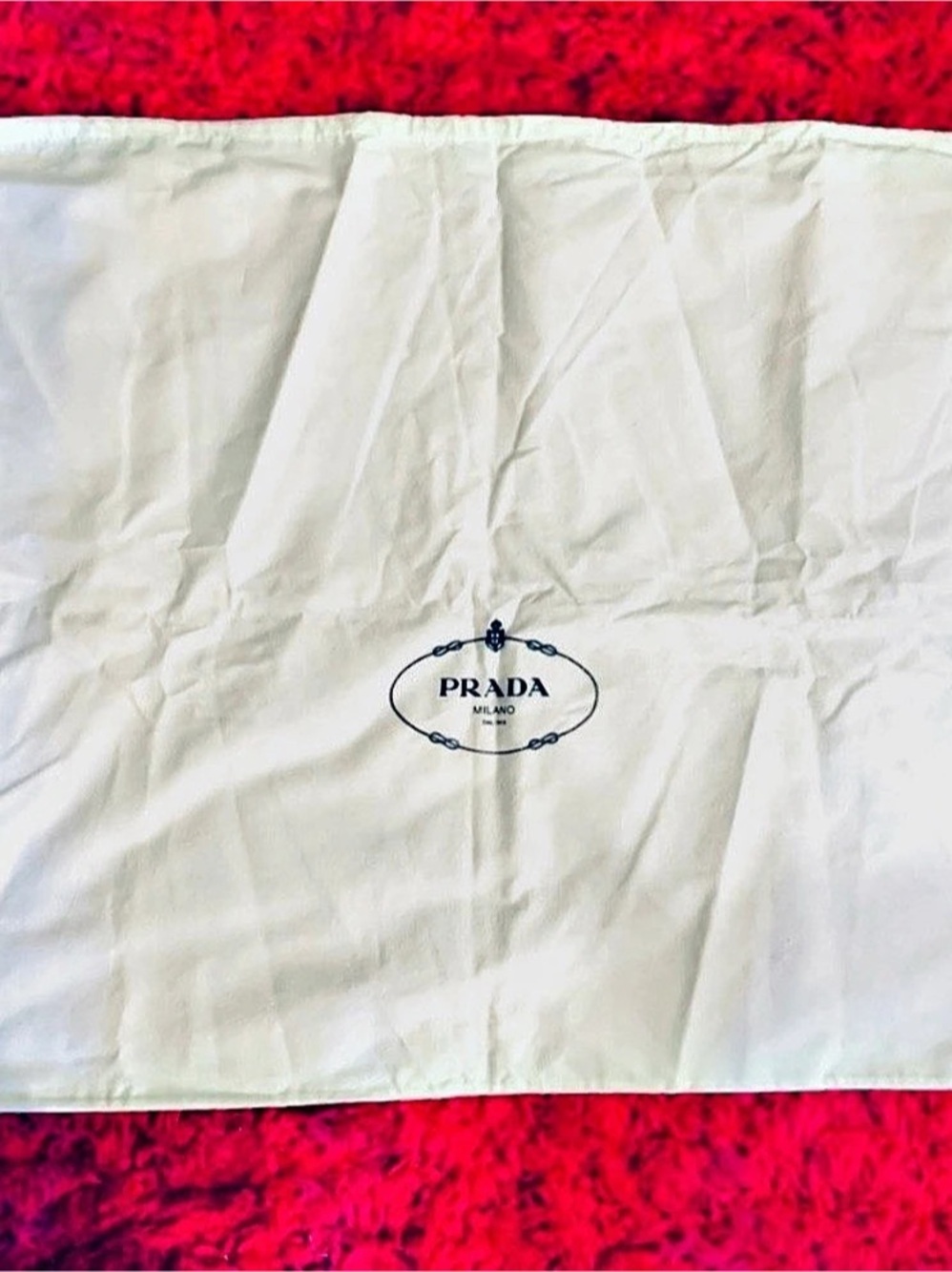 NEW Prada Cotton HUGE Dust Bag (31” x 26.5”) x 1